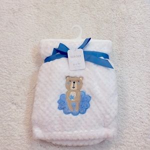 Baby Boy Blanket Plush 30x40